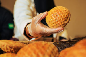Kaleejah Bread traditional bread, Buraydah, Saudi Arabia