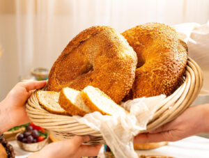 Shuraik Bread traditional bread, Madinah, Saudi Arabia